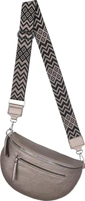 Produktbild von Bauchtasche Crossbody-Bag Umhängetasche Kunstleder Italy-Design BRONZE-W (955)