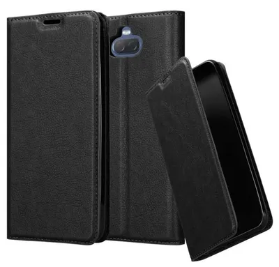 Immagine prodotto di Cadorabo cover per Sony Xperia 10 PLUS cover protettiva in nero custodia per cellulare cover chiusura magnetica