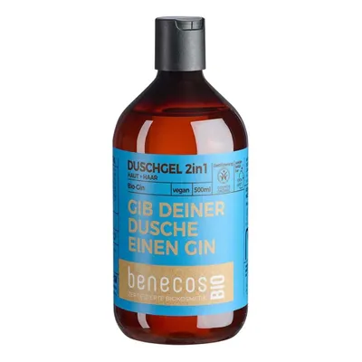 Produktbild von benecos GIB DEINER DUSCHE EINEN GIN Duschgel 2in1 Haut und Haar Bio 500ml