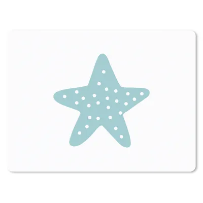 Produktbild von MuchoWow® Mauspad Mousepad Stern - Punkte - Pastell - Mädchen - Jungen - Kinder 23x19 cm - Mousepads - Maus Mat - Pad - Mausunterlage - Schreibtischunterlage - Mauspad