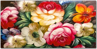 Produktbild von Coloray Küchenrückwand 100x50 Spritzschutz aus Glas - Blumen
