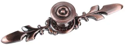 Zdjęcie produktu dla Antyczny uchwyt do drzwi - rękojeść - gałka - 4 sztuki - długość uchwytu 120 mm - cynk - styl antyczny