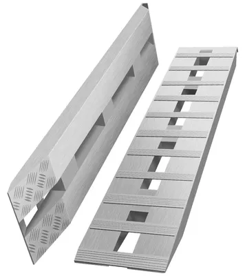 Zdjęcie produktu dla Rampy załadunkowe aluminiowe - deski załadunkowe - płyty podjazdowe - rampy załadunkowe - zestaw desek podjazdowych - udźwig 6000 funtów