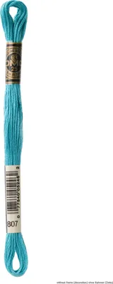 Produktbild von DMC Stickgarn Mouline Special 117MC -807, 6-fädig, 8m