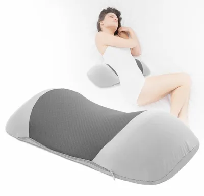 Productafbeelding van Lendenwervelkussen, traagschuim, ergonomisch rugkussen, drukontlasting, voor autostoel