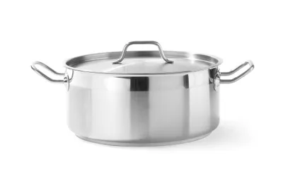 Produktbild von HENDI Bratentopf m/Deckel Edelstahl 280x120 mm 7,5 l Profi Line