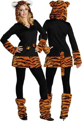 Produktbild von Tiger Katze Leopard Karneval Fasching Kostüm 42