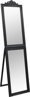 Zdjęcie produktu dla vidaXL Lustro stojące czarne 40x160 cm