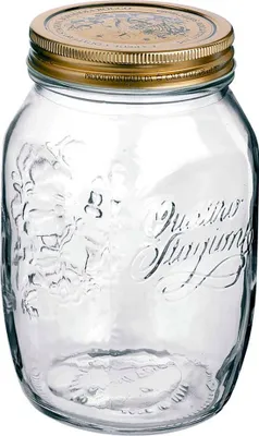 Produktbild von Quattro Stagioni Einmachglas 100cl mit Deckel - 12 Stück