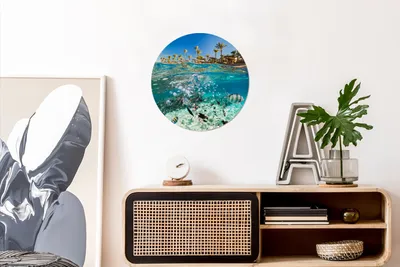 Produktbild von MuchoWow® - Schlafzimmer - Bilder - Der Kreis - Kunst für die Wohnung - Plastik - Kunstdruck - Wandbild