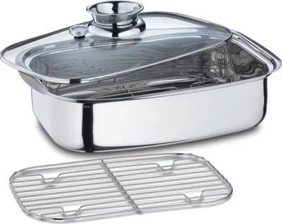 Produktbild von Küchenprofi Aromabräter/Dampfgarer Edelstahl, 36 cm