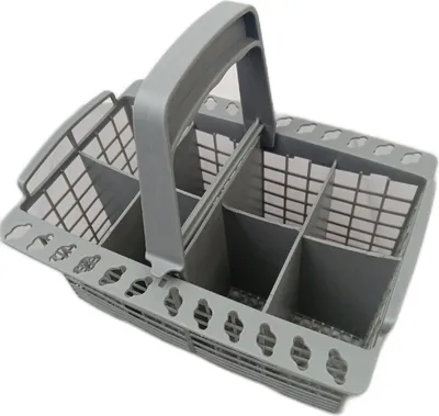 Immagine prodotto di Cestino per posate per lavastoviglie, 21 x 23 x 17,5 cm, grigio