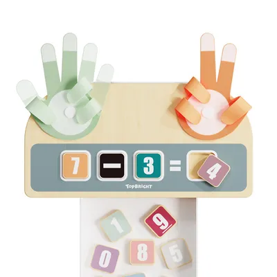 Produktbild von Topbright FINGER RECHNER Rechnen lernen ab 36 Monate, Bunt