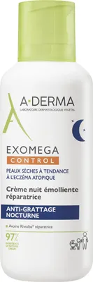 Productafbeelding van A-Derma Exomega Control, nachtcrème, verzachtend en herstellend, 400 ml
