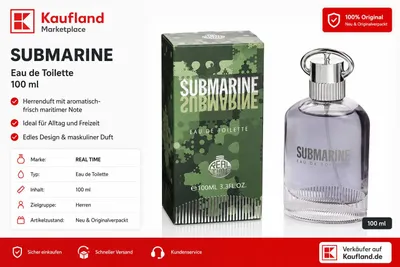 Immagine prodotto di Real Time Submarine, eau de toilette per uomo, 100 ml