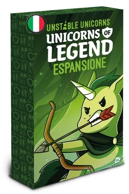 Produktbild von Asmodee - Unstable Unicorns: Unicorns of Legend, Erweiterung Kartenspiel, Ausgab