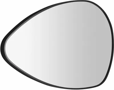 Obrázek produktu pro Zrcadlo STEN v rámu 80x51cm, černé matné