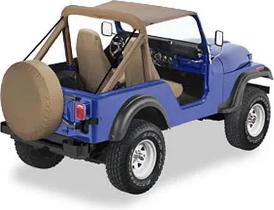 Zdjęcie produktu dla Bikini Top Tan Traditional Verdeck Jeep CJ5 Bj. 76-83