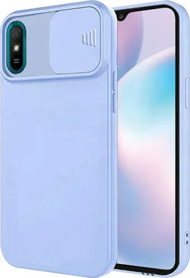 Immagine prodotto di CamShield Custodia in silicone Custodia sottile per telefono cellulare Custodia protettiva con fotocamera Protezione fotocamera Cover compatibile con Xiaomi Redmi 10C Azzurro