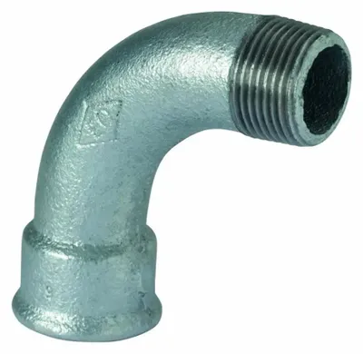 Obrázok produktu pre 90° ohyb z pozinkovanej liatiny 2"