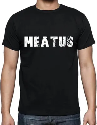 Produktbild von Herren Grafik T-Shirt Meatus Öko-Verantwortlich Vintage Jahrgang Kurzarm Lustige Druck Geburtstag Geschenk Mann
