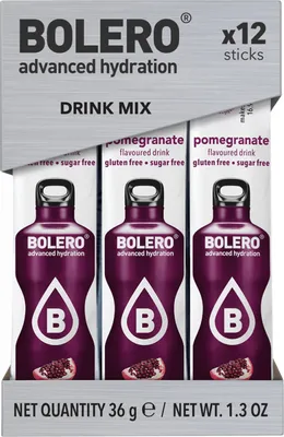 Produktbild von Bolero Sticks (12x3g) Pomegranate - Intra- & Post-Workout - Intra-Workout