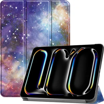 Produktbild von iPad Pro 11 (2024/2025) Hülle - Coverup Tri-Fold Ständer Klapphülle mit Schlaf/Wach-Funktion - Galaxy