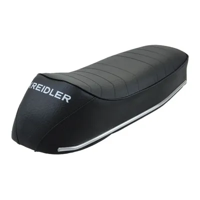 Zdjęcie produktu dla Czarne siedzenie z napisem Kreidler Florett K54 RMC RM RS