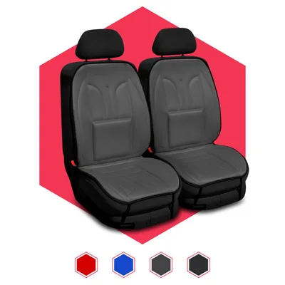 Produktbild von Autositzbezüge Universal Sitzauflage Autositzmatte Matte PKW Auto Vorne Grau