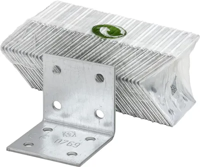 Produktbild von Vormann Winkelverbinder sendzimir verzinkt 50 x 50 x 40 mm
