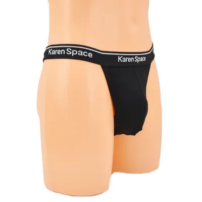 Produktbild von Herren Boxershorts aus 95% Baumwolle und 5% Elasthan, Schwarz, Größe L