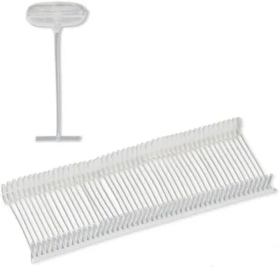 Productafbeelding van Pokorny 1.000 sutures 40 mm voor prijstang, transparante labelpennen voor prijsetikettering