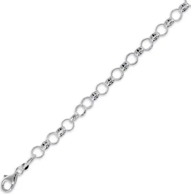 Produktbild von Armkette 19 - Sterlingsilber - Erbsmuster