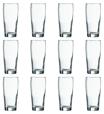 Produktbild von Willli Becher Biergläser, 12 Stück, 33 cl, Glas