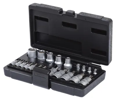 Image de KS TOOLS Jeu de douilles Torx 1/4"+1/2" 21 pces - 911.4307