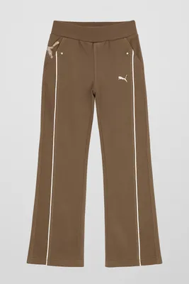 Produktbild von Puma Pumashift Sweatpants Open braun Trainingshose Sporthose Sport Freizeit Hose, Größe:140