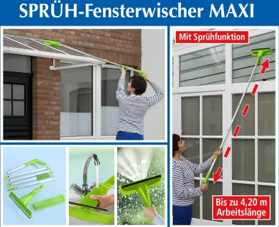 Produktbild von Sprüh-Fensterwischer extra lang