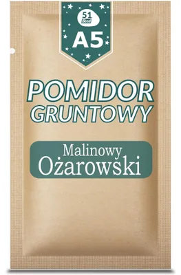 Obrázok produktu pre 51Seed A05 ODRODA HIMBEERKY OD OŽAROWSKÉHO – RAJČINOVÁ ODRODA NA PESTOVANIE V POĽNÍCH PODMIENKACH, 0,5 g