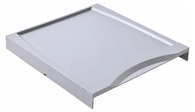 Produktbild von Hailo Deckel 49 Liter 1079479 hellgrau 423 x 452 x 48 mm