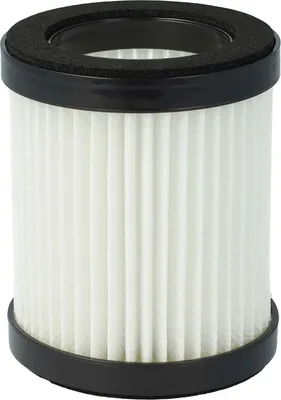 A standalone vacuum cleaner filter on a white background.