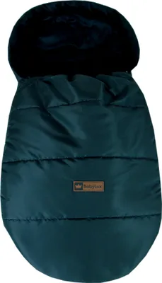 Produktbild von BABYLUX Fußsack Winterfußsack Kinderwagenfußsack Babyfußsack Kinderwagen "Cozy" K26 - Schwarz / Schwarz