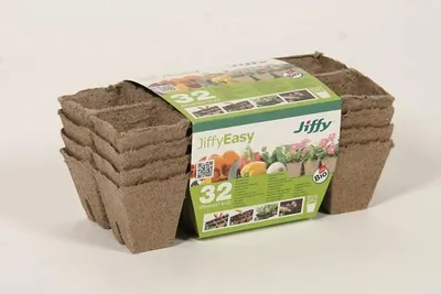 Obrázek produktu pro Rosteto Rašelinový kontejner Jiffystrips® 6-32, 5 x 6 cm - plato 8 ks, 4 plata v balení