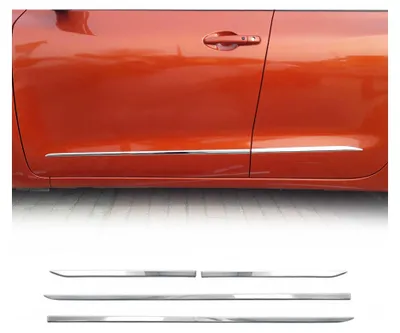 Image de Garniture Baguette de porte latérale pour Fiat 600e 2023-2025 HB inox 4Pcs, Image générée par une IA
