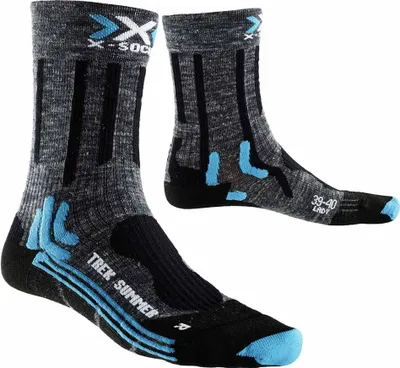 Image de X-Socks Trekking Summer Lady chaussettes anthracite/noir 35/36