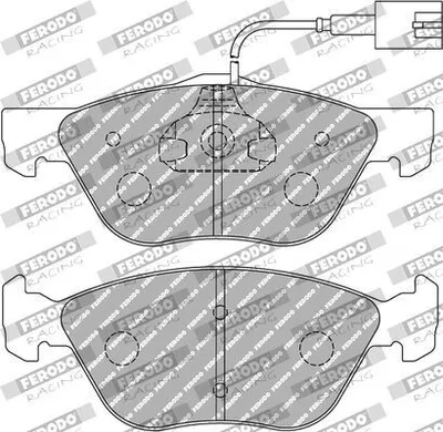 Produktbild von FERODO RACING Bremsbeläge Satz Vorne Bremsklötze für FIAT PUNTO (188) FDS1052