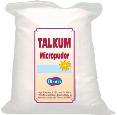 Immagine prodotto di Polvere di talco da 1 kg, confezionata in sacchetto richiudibile