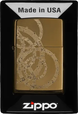 Produktbild von Feuerzeug ZIPPO MISICAL NOTES DESIGN 60007239