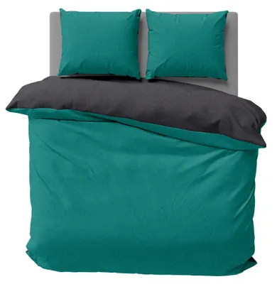 Produktbild von Winter Bettwäsche Doubleface Uni Wende kuschelig flauschig warm weich Fleece