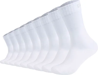 Produktbild von CAMP DAVID Herren Socken, 9er Pack - Action-Mesh Socks 9P, Logo, Baumwoll-Mix Weiß 43-46
