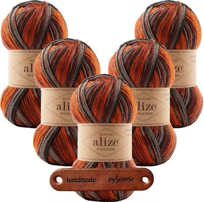 Produktbild von 5 x ALIZE WOOLTIME 11014 MIT LABEL
